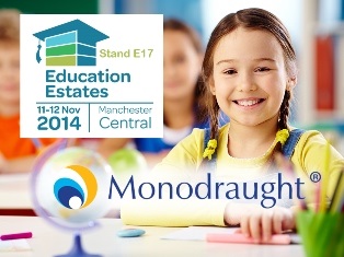 Monodraught creates ‘Education Learning Environments’ on Stand E17 at the Education Estates Exhibition 2014