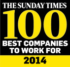 Lexington ranked 7 in the Sunday Times Top 100 Companies to Work For List