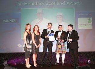Sodexo at The Scottish Government wins Healthier Living Award