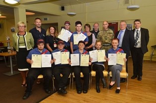 Sodexo gives Pembrokeshire young people valuable barracks work experience