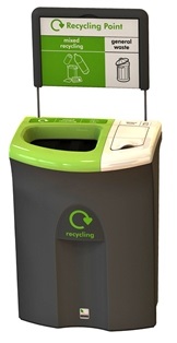 Bin Design Encourages Recycling