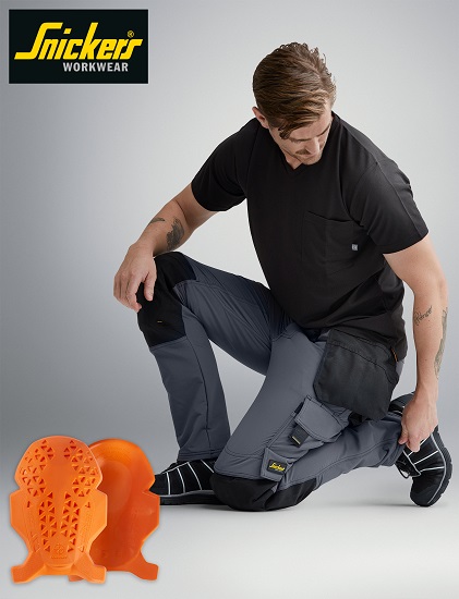 Snickers Workwear – Superior, Ergonomic Knee Protection With D30®.