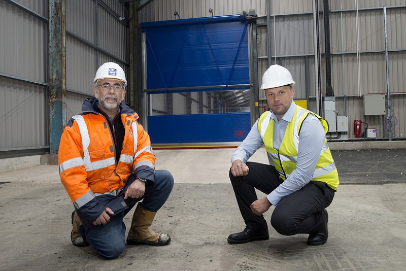 Union Industries supplies and installs rugged Ramdoor roller doors to Yara UK Ltd warehouse facility