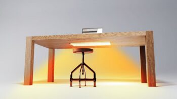 New ‘under-desk’ infrared heater enables 2-3 degree reduction in ambient temperature of offices