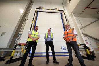 Largest ever Eiger Door takes its place in Felixstowe Mega Distribution Centre