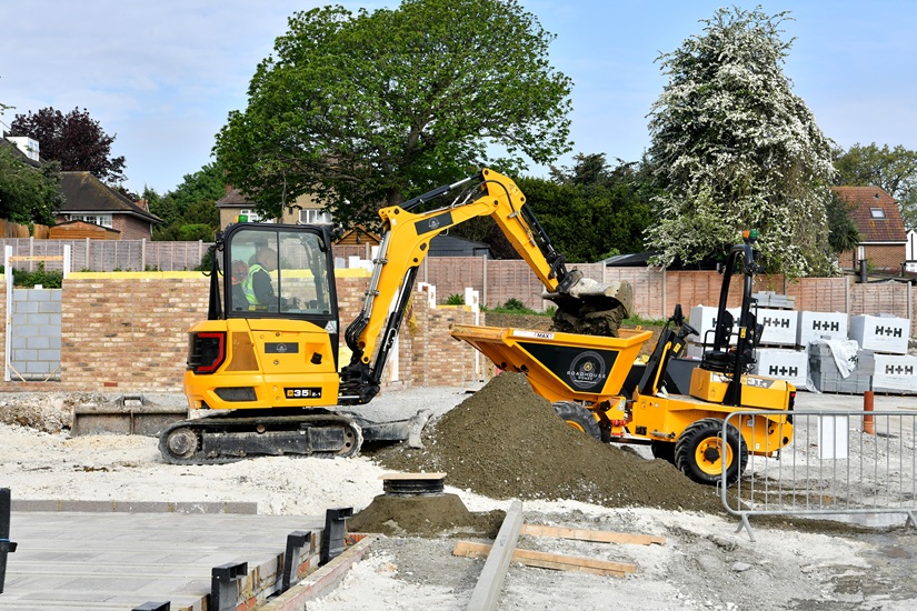 Housebuilder on the road to success with JCB